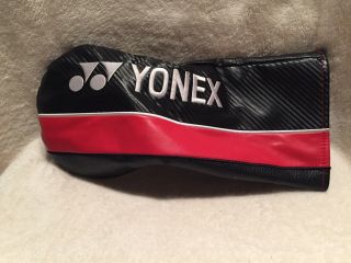 Yonex Ezone Driver Headcover - Leather Premium Black Head Cover 460cc Rare