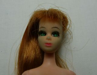 Vintage 1970 ' s Topper Dawn Doll Friend Glori w/ Bangs Auburn K11 Hong Kong 2 2