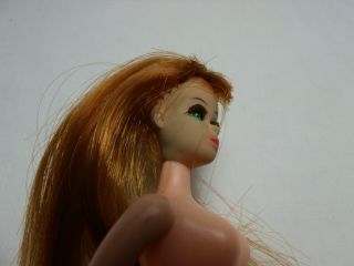 Vintage 1970 ' s Topper Dawn Doll Friend Glori w/ Bangs Auburn K11 Hong Kong 2 3