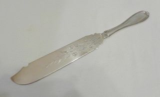 R&b Threaded Oval C1870 Traditional Style Cake Saw Hand Engraved Blade