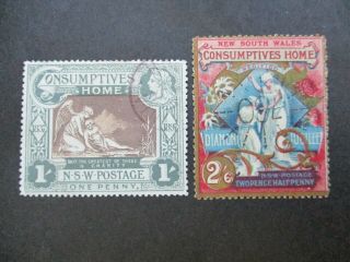 Nsw Stamps: Charity Set Of 2 - Rare Must Have (d53)