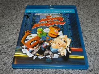 The Muppets Take Manhattan Rare Oop Blu - Ray Disc & Case Only - - Jim Henson