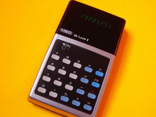 Datamath Calculator Museum: Mbo Model De Luxe I - Very Rare And