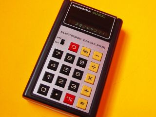 Datamath Calculator Museum: Hanimex Model Bc900 - Rare And