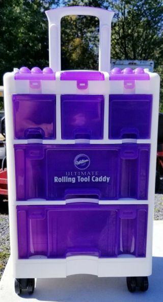 Wilton Ultimate Rolling Tool Caddy Rare Find Very Gently