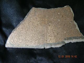 Rare Firebrick With Lines Slab - Michigan Mining Mineral Specimen