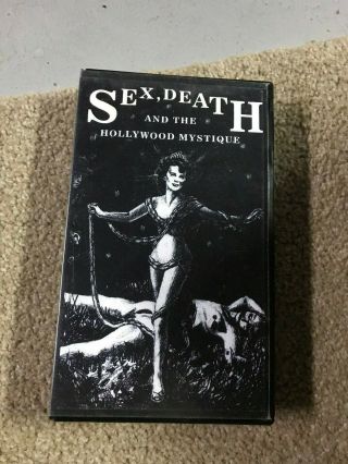 Sex Death And The Hollywood Mystique.  Vhs Oop Rare Big Box Slip