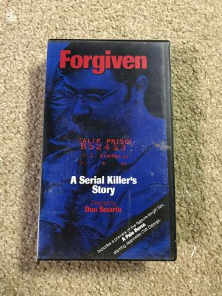 Forgiven : A Serial Killers Story Vhs Oop Rare Big Box Slip