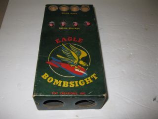 Very Rare World War Ii Bombs Away Game With Eagle Bombsight - Toy Creations 1948