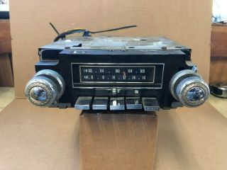 Vintage 1975 - 78 Cadillac Eldorado Am/fm Radio 8 Track Stereo With Knobs Rare