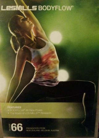 Les Mills Bodyflow 66 Dvd,  Cd,  Notes Body Flow Balance Rare