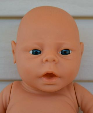 Vintage Newborn Anatomically Correct Doll Baby Girl Blue Eyes 18 " Ma - 105