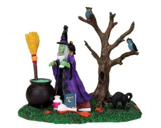 Lemax Spooky Town Magical Potion 83664 Rare/retired Witch