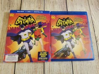 Batman: Return Of The Caped Crusaders (blu - Ray,  Dvd,  2016) Oop W/ Rare Slipcover