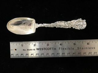 Very Rare 1893 Columbian Exposition Reed & Barton Sterling Silver Sugar Spoon