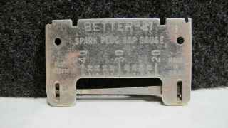 Vintage Better B1 Spark Plug Gap Gauge Made In Usa Very Rare