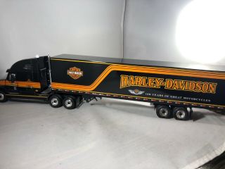 Harley Davidson 2002 Freightliner Semi Truck Diecast 1:24 Wow Rare
