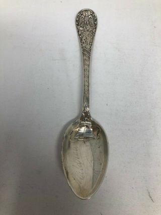 Sterling Silver Souvenir Spoon Sons Of The Revolution