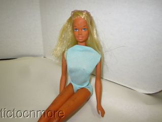 Vintage Early Sunset Malibu Barbie Doll Bend Leg,  Swimsuit & Glasses Japan