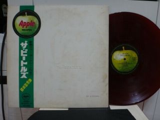 The Beatles / White Album,  Rare Red Wax Japan Orig.  1st Press 1969 2lp W/obi