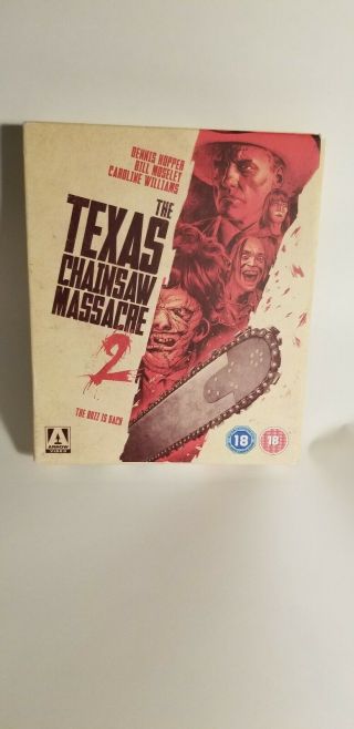 Texas Chainsaw Massacre 2 Arrow Video Rare & Out Of Print Oop Digipak