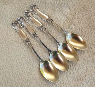 Emperor By Wendell 3 7/8 " Sterling Demitasse Spoon (s) No Mono 1 Of 4 Avail.