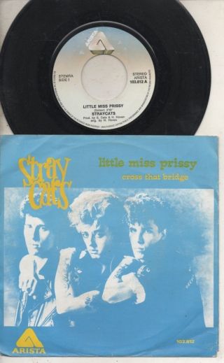 Stray Cats Rare 1981 Dutch Only 7 " Rockabilly P/c Single " Little Miss Prissy "