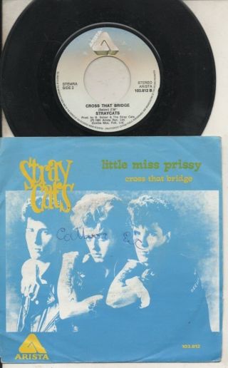 STRAY CATS Rare 1981 Dutch Only 7 