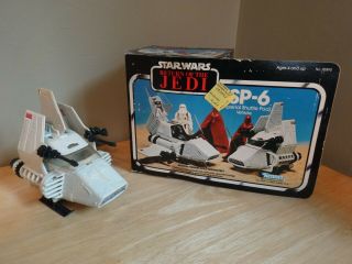 Vintage 1983 Star Wars Rotj Mini Rig Isp - 6 W/ Box - Rare By Kenner - Jedi