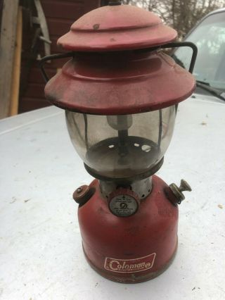 Vintage Coleman 200 A Lantern Dated 1966