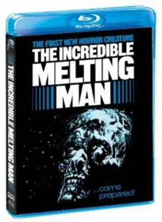 The Incredible Melting Man Blu - Ray Shout Factory Scream Factory Oop Rare Blu - Ray