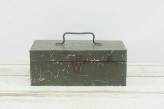 Rare Vintage/antique 1920s Falls City Brand Tackle Box Removable Tray