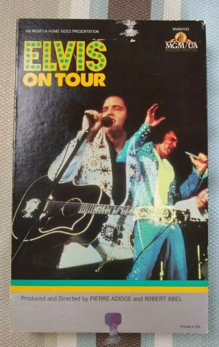 Elvis Presley - On Tour (vhs,  1972) Biography Live Mgm Big Box Rare
