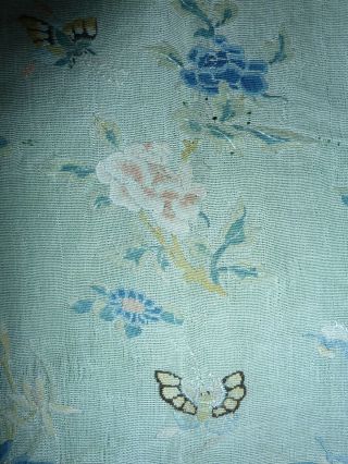 Antique Chinese Silk Embroidery On A Gauze