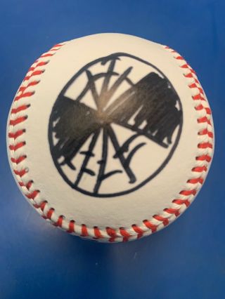 Stan Lee Signed Autographed Baseball With Sketch Rare