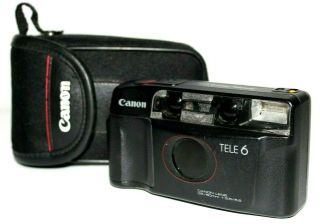 Rare Canon Autoboy Tele 6 35mm Camera Full And Half Frame Please Read
