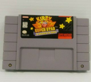 Kirby Star 8 Games Video Game Cartridge Snes Rare Nintendo