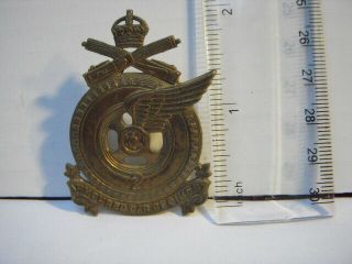 Rare Ww1 Canadian 2nd Armoured Car Regiment Scully Ltd.  Montreal Cap Badge.