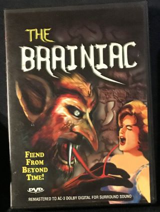 The Brainiac Rare 1962 Cult Classic Dvd Horror Baron Of Terror Weird Oop
