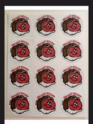 Vintage Trend 80s Scratch And Sniff Sticker Sheet - Matte Rare Scratch N Sniff