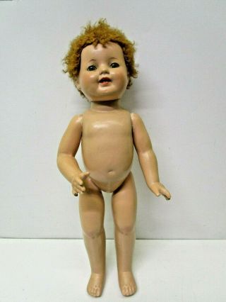 Vintage 19 " Composition Effanbee Patsy Ann Doll (lovums Face)