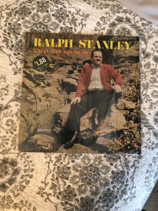 Rare Bluegrass Lp - Ralph Stanley - A Man And His Music - Rebel V Slp - 1530 Lp