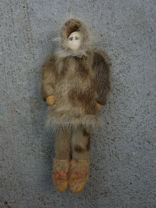 Collectible Antique Alaskan Native Inuit Eskimo Doll Vintage