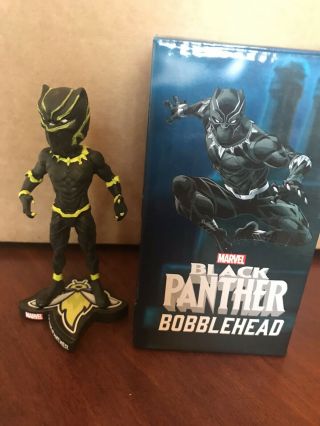 2019 Columbia Fireflies Black Panther Marvel Sga Bobblehead Rare Htf
