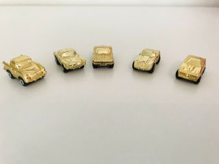 Limited Edition Micro Machine Gold Corvette Set - 100 Complete Rare
