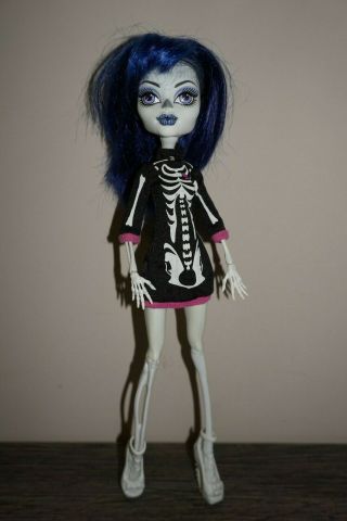 Monster High Doll Create - A - Monster Skeleton Add - On And Torso Mattel Rare