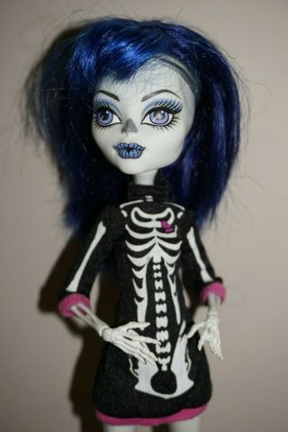 Monster High doll Create - A - Monster Skeleton add - on and torso Mattel rare 2