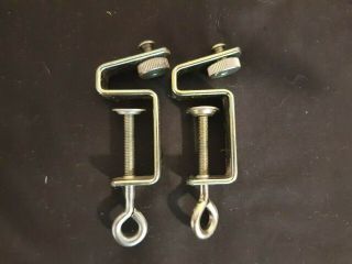 Rare Toyota Knitting Machine Parts Accessories K747 Machine Table Clamps X2