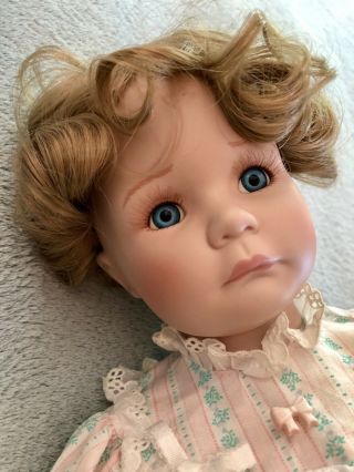 Susan Wakeen Porcelain Doll Jessica By The Danbury - Box And