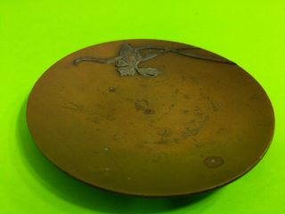 Antique HEINTZ Sterling on Bronze Metal Arts Crafts / Nouveau Metal 4 